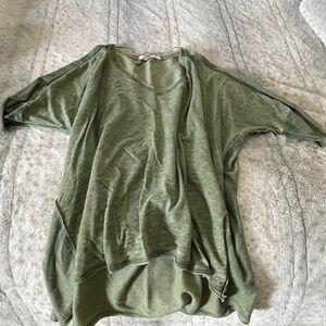 FREE PEOPLE  oversized shirt army green 